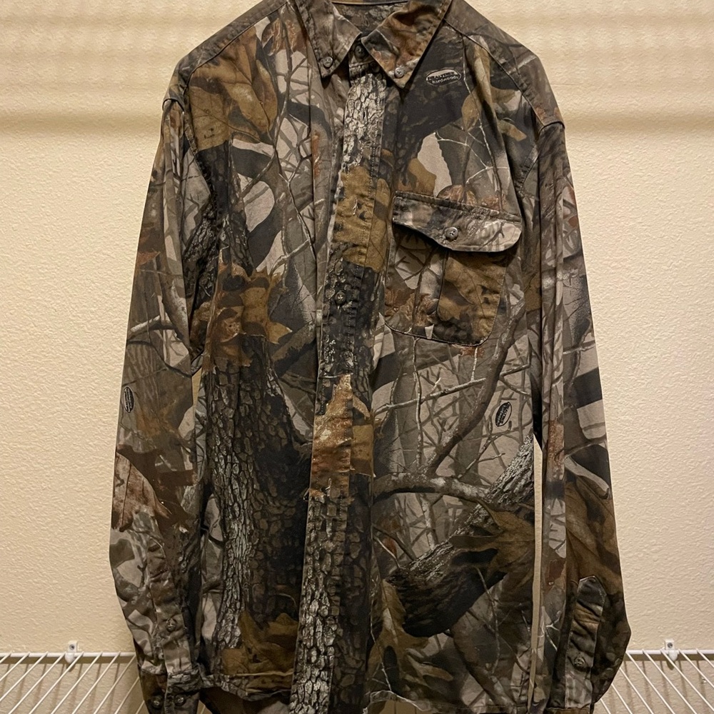 Camouflage Men's Button Down Shirt
